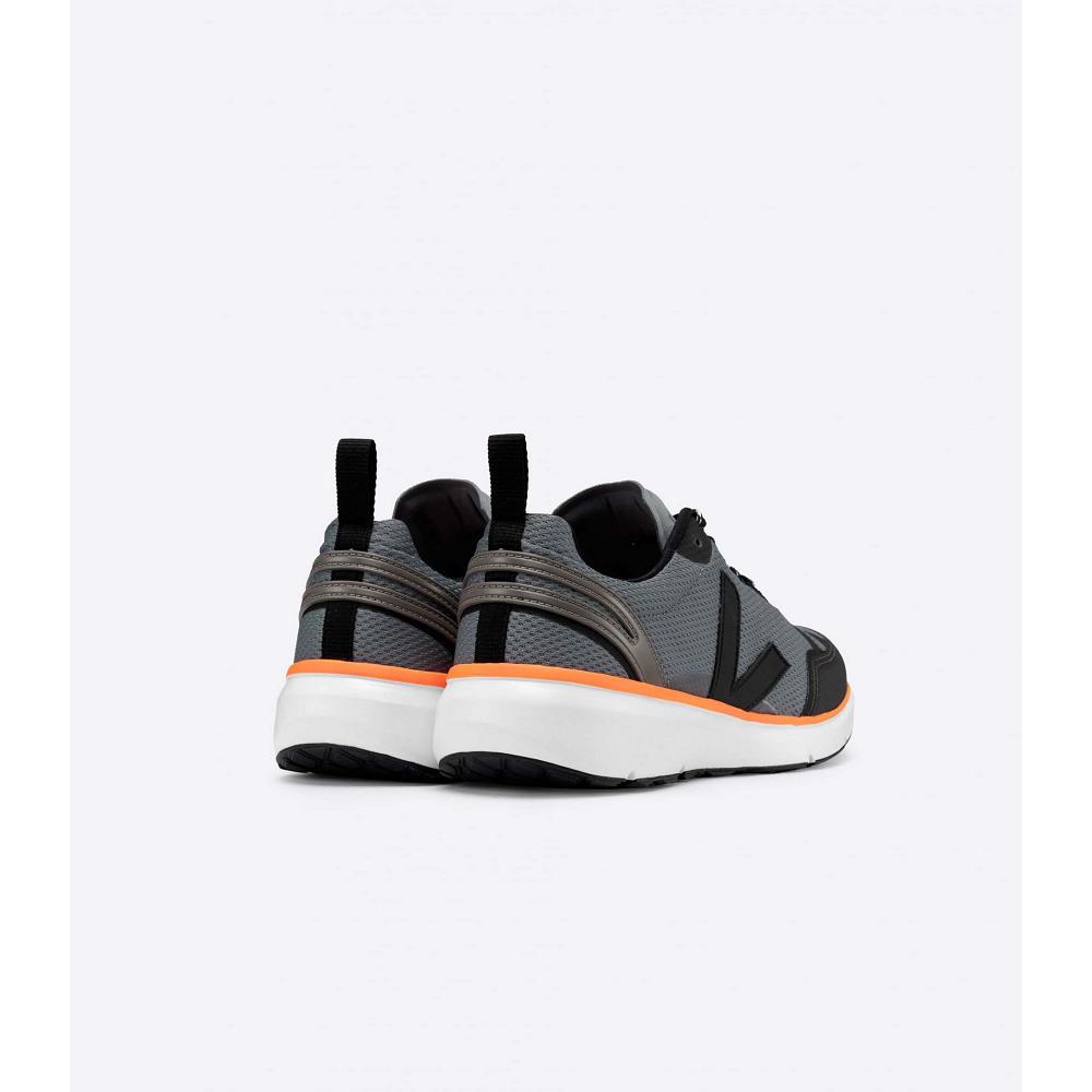 Veja CONDOR 2 ALVEOMESH Women's Shoes Black/Orange | NZ 490JPQ